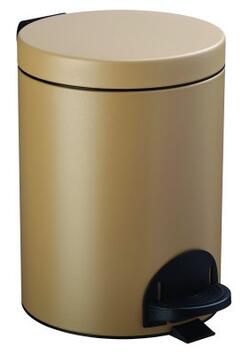 POUBELLE A PEDALE SANELIA 5L BEIGE