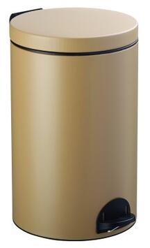 POUBELLE A PEDALE SANELIA 20L BEIGE GRIS