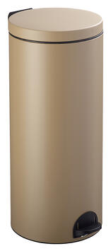 POUBELLE A PEDALE SANELIA 30L BEIGE
