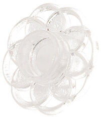 BOBÈCHES CRISTAL POUR BOUGIES Ø 6 MM X100