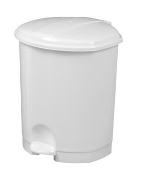 POUBELLE A PEDALE PRIMA 7L BLANC