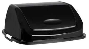 COUVERCLE BASCULANT 50L CLAP NOIR / NOIR