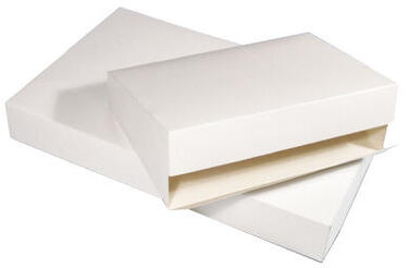 BOÎTES TRAITEUR EN CARTON BLANC 420X320X60 MM X25