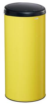 POUBELLE OUVERTURE PAR PRESSION HANDTOUCH 45L JAUNE