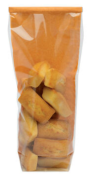 SACHET CONFISSERIE 10X20CM POLYKRAFT ORANGE X100