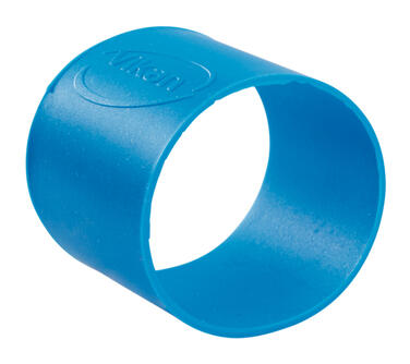 COLLIER COLORE CAOUTCHOUC DIAMETRE 40MM BLEU X5