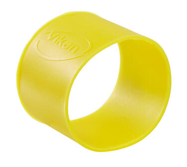 COLLIER COLORE CAOUTCHOUC DIAMETRE 40MM JAUNE X5