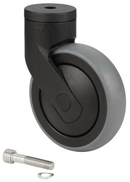 ROULETTE POUR HYGO D125MM NOIR