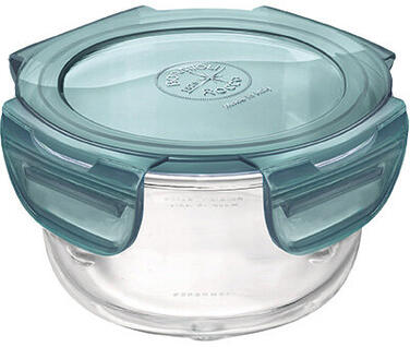 FRIGOVERRE EVOLUTION BOÎTE REPAS RONDE DIAMÈTRE 14 CM, 50 CL À COUVERCLE GRIS