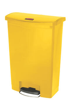 POUBELLE A PEDALE SLIM JIM STEP ON 90L MODELE LARGE RESINE JAUNE