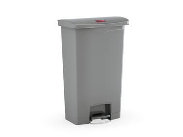 POUBELLE A PEDALE SLIM JIM STEP ON 68L MODELE LARGE RESINE GRIS