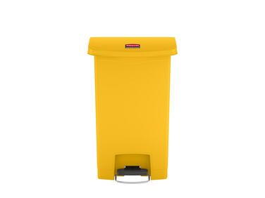 POUBELLE A PEDALE SLIM JIM STEP ON 50L MODELE LARGE RESINE JAUNE