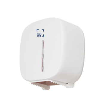 DISTRIBUTEUR DE PAPIER TOILETTE MINI JUMBO TECHLINE BLANC