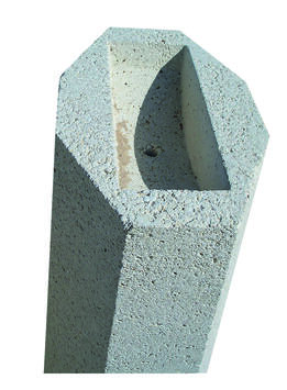 CENDRIER 2L A POSER BETON CYCLADE BLANC SABLE