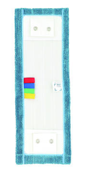 FRANGE DE LAVAGE MICROFIBRE TECHLINE POCHES ET LANGUETTES 45CM 2ŒILLETS