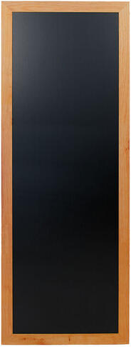 LONGUE ARDOISE MURALE BOIS/TECK CLAIR 150 X 56 CM