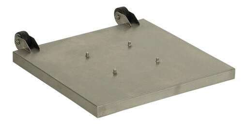 SOCLE POUR PORTE-MENU EN ACIER INOXYDABLE À LED