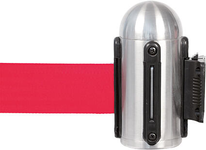 POTEAU RUBAN RÉTRACTABLE 1 M ROUGE