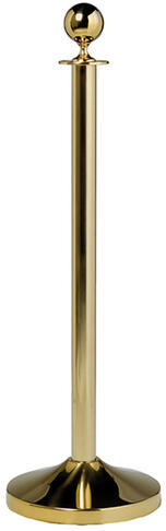 POTEAU D'ACCUEIL DORÉ H 97 CM