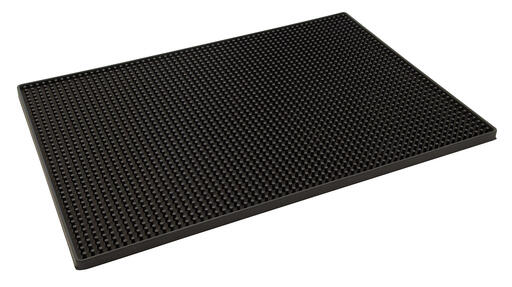 TAPIS DE BAR NOIR 45 X 30,5 CM