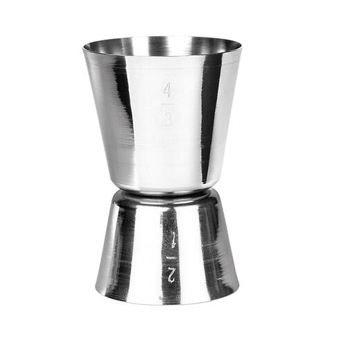 MESURE À ALCOOL 2 & 4 CL EN ACIER INOXYDABLE