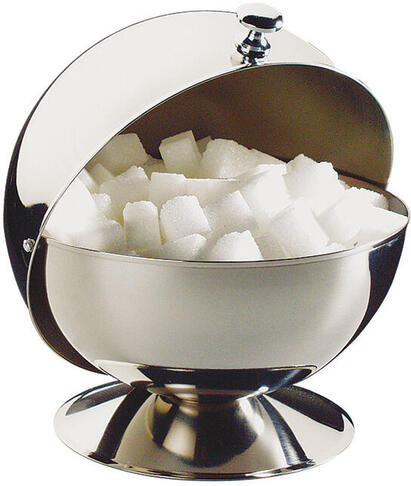 SUCRIER BOULE EN ACIER INOXYDABLE Ø 13,5 CM