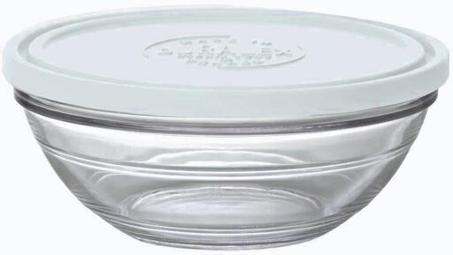 FRESH BOX BOÎTE REPAS RONDE DIAMÈTRE 14 CM, 50 CL À COUVERCLE TRANSLUCIDE