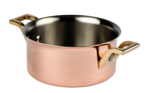 ELÉGANCE CUIVRE-INOX MINI-MARMITE 9 CM