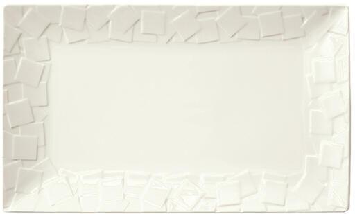 MOZAIK ASSIETTE RECTANGULAIRE 29,7 X 17,3 CM