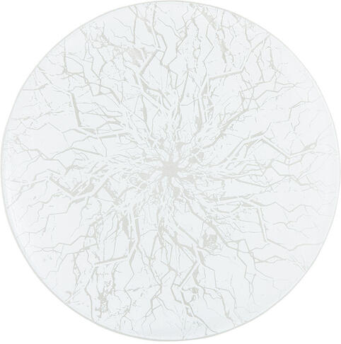NUIT D'ORAGE ASSIETTE PLATE Ø 28 CM BLANCHE