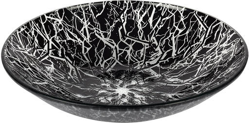 NUIT D'ORAGE ASSIETTE CREUSE Ø 24,5 CM NOIRE