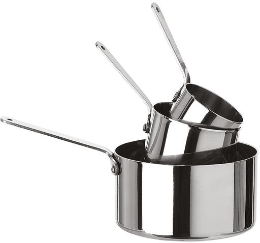MINI CASSEROLE Ø 5 CM EN ACIER INOXYDABLE