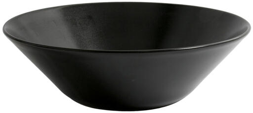KURO SALADIER NOIR Ø 24 CM H 8 CM