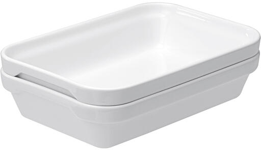 FRENCH CLASSIC PLAT LASAGNES EMPILABLE 45 CL 19X13CM BLANC