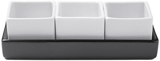 CUBES PORCELAINE + PLATEAU