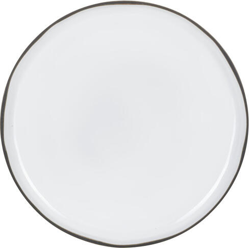 CARACTÈRE ASSIETTE PLATE BLANCHE Ø 26CM