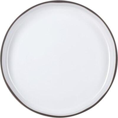 CARACTÈRE ASSIETTE GOURMETS BLANCHE Ø 23 CM