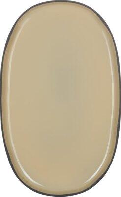 CARACTÈRE ASSIETTE OVALE MUSCADE Ø 35 CM
