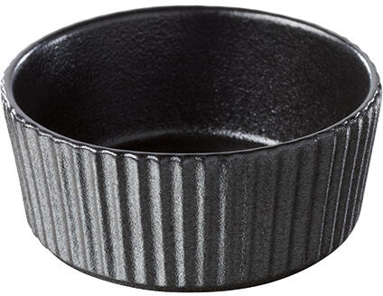 BURGER CHIC MINI RAMEQUIN À CÔTES NOIR 3 CL