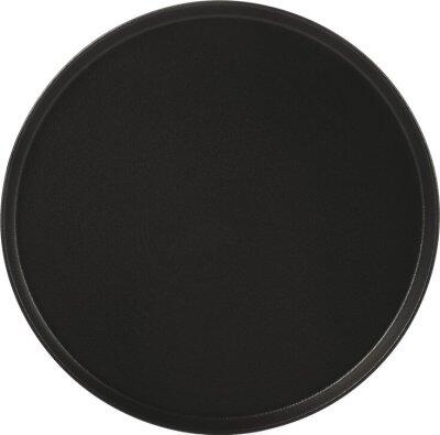 ADÉLIE ASSIETTE NOIRE Ø 28 CM
