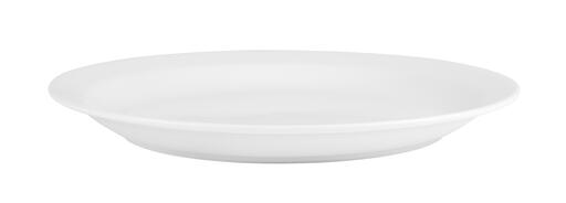 PLUME ASSIETTE PLATE PORCELAINE IVOIRE Ø 16 CM
