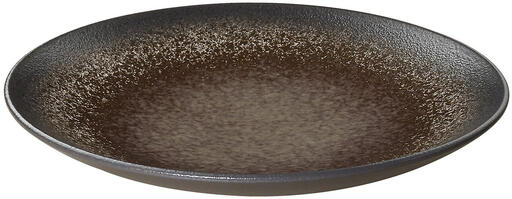 TERRE D'OMBRE CREUSE Ø 24,5 CM H 4 CM