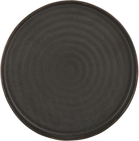 ORBITAL ASSIETTE NOIRE Ø 25 CM