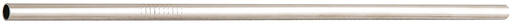 PAILLES DROITES EN ACIER INOXYDABLE AVEC BROSSE DE NETTOYAGE X12