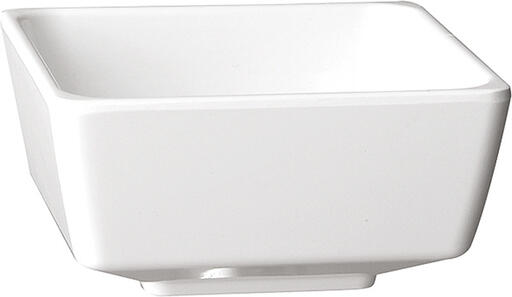 SALADIER EN MÉLAMINE POUR BUFFET 4 25,5 X 25,5 CM BLANC