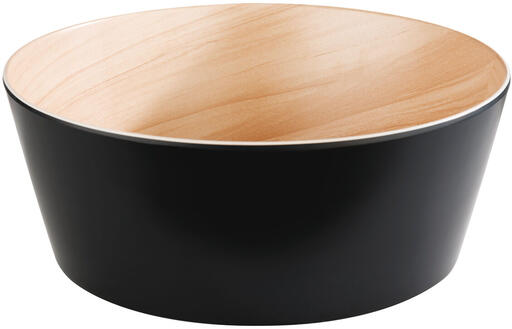 FRIDA SALADIER BOIS/NOIR ROND 340 CL Ø 26,5 CM