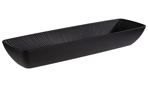 SALADIER NERO 350CL 53X16CM NOIR