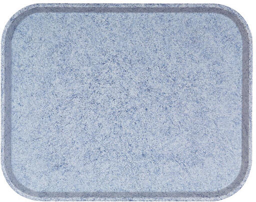 PLATEAU POLY STR 46 X 36 CM GRANIT BLEU