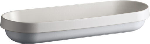 WELCOME PLAT LONG 180 CL 41,2 X 15 CM BLANC