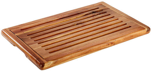PLANCHE PAIN EN ACACIA AVEC RAMASSE MIETTES GN 1/1 53X325CM